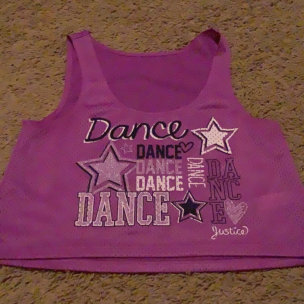 Justice dance crop top 14/16